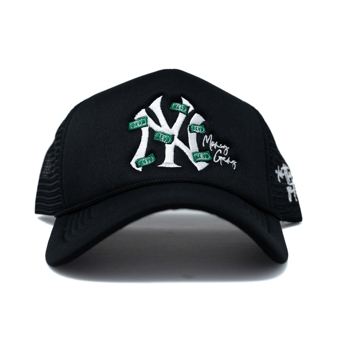 NY” Dollar Bills Trucker Hat (Black) – ShopMoneyGang