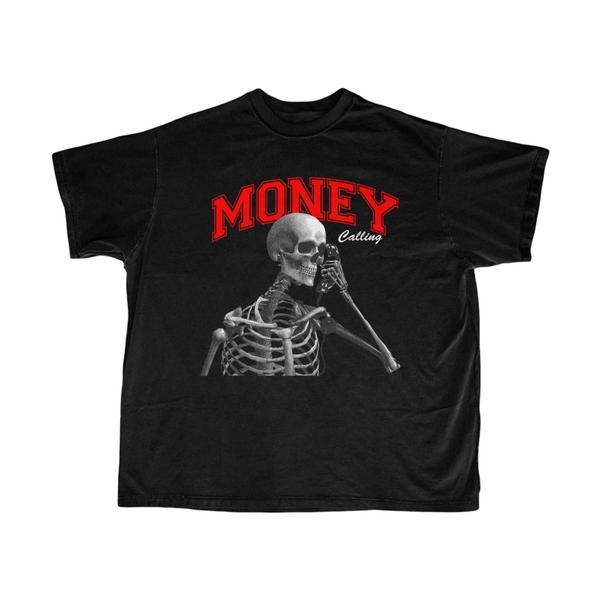 “Money Calling” T-Shirt Black