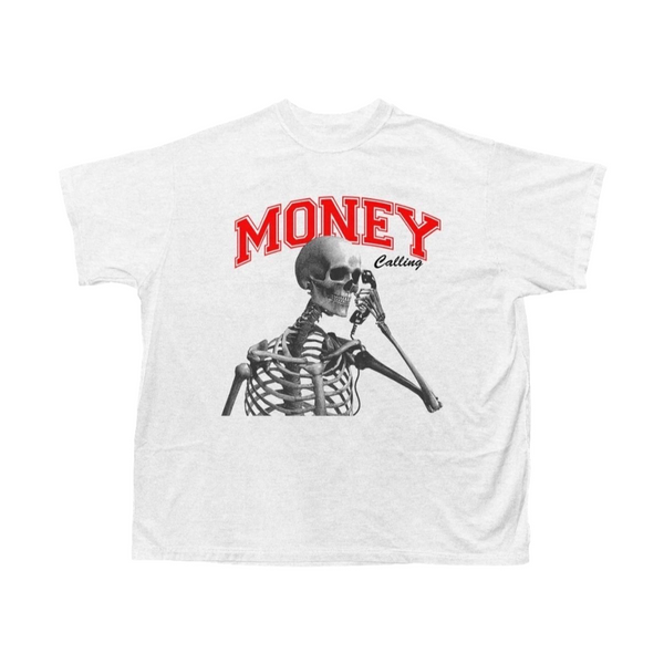 “Money Calling” T-Shirt White