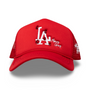 "LA” Signature Trucker Hat (Red)