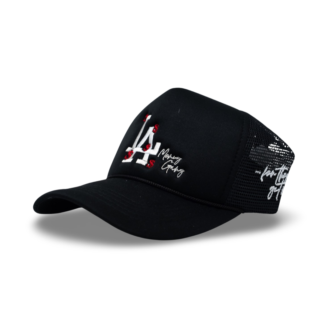 "LA” Signature Trucker Hat (Black)