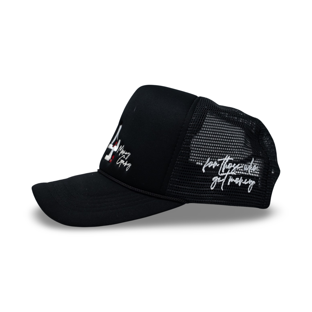 "LA” Signature Trucker Hat (Black)