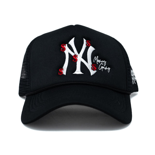 “NY” Signature Trucker Hat (Black)