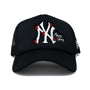 “NY” Signature Trucker Hat (Black)