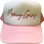 MoneyGang Pink & White Trucker Hat
