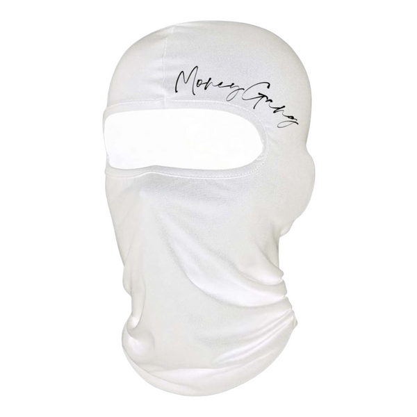 MoneyGang Ski Mask White & Black