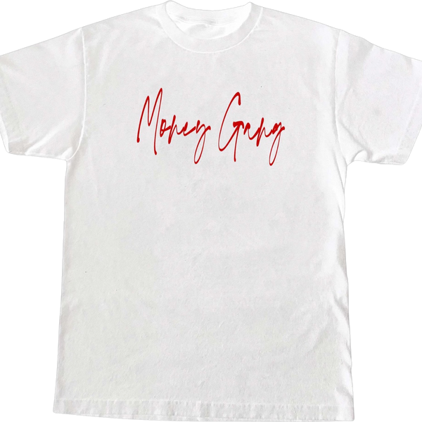 MoneyGang T-Shirt White & Red